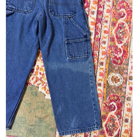Kids Vintage Eddie Bauer Carpenter Cargo Straight Leg Jeans - Picture 6 of 6